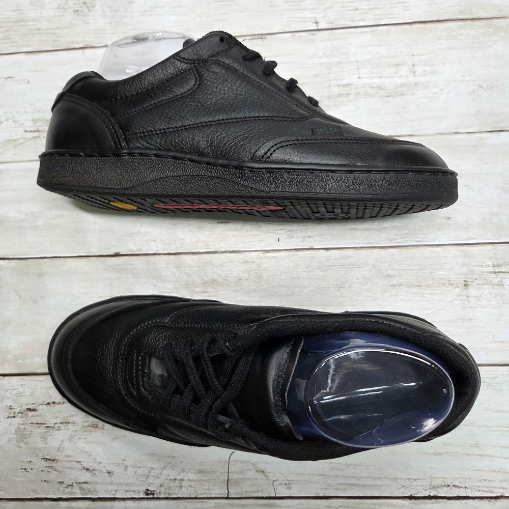 Thorogood Uniform Oxford Sneakers Men 9W Black Leather Made in USA